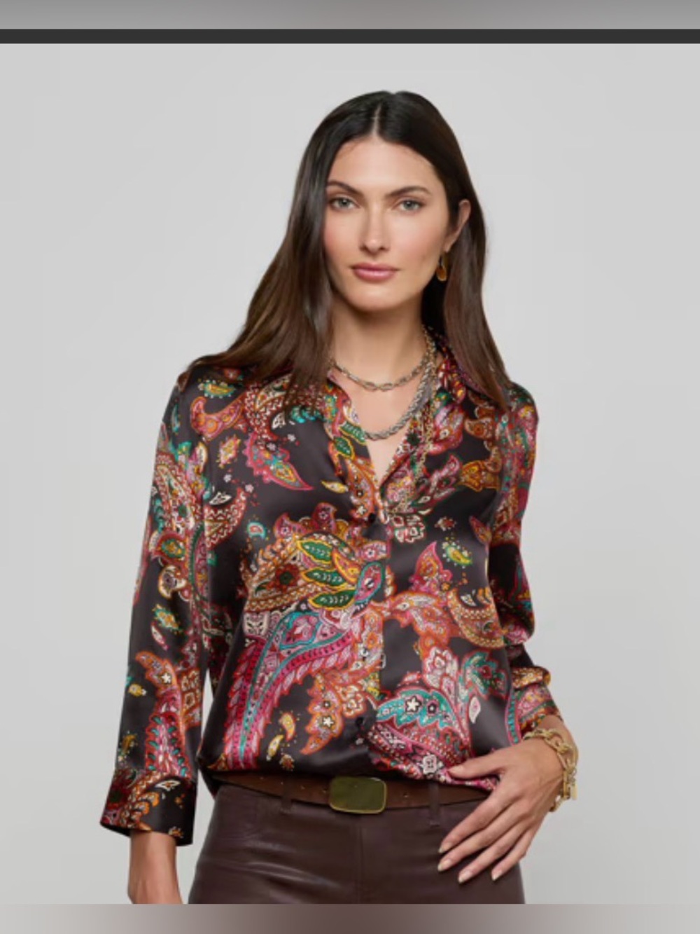 Dani Silk Blouse by L’AGENCE - NWT